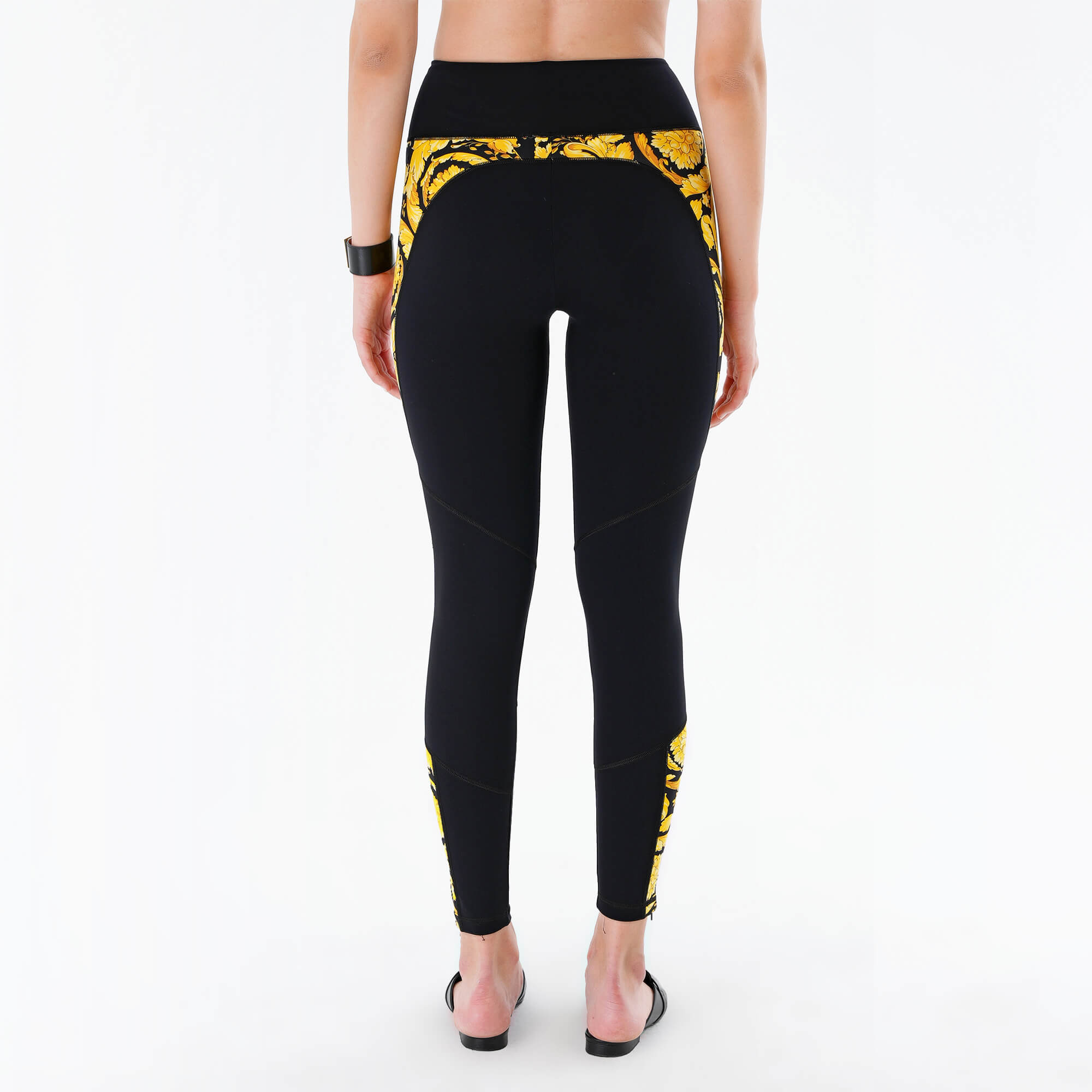 Versace -Barocco Black Gym Leggings M 